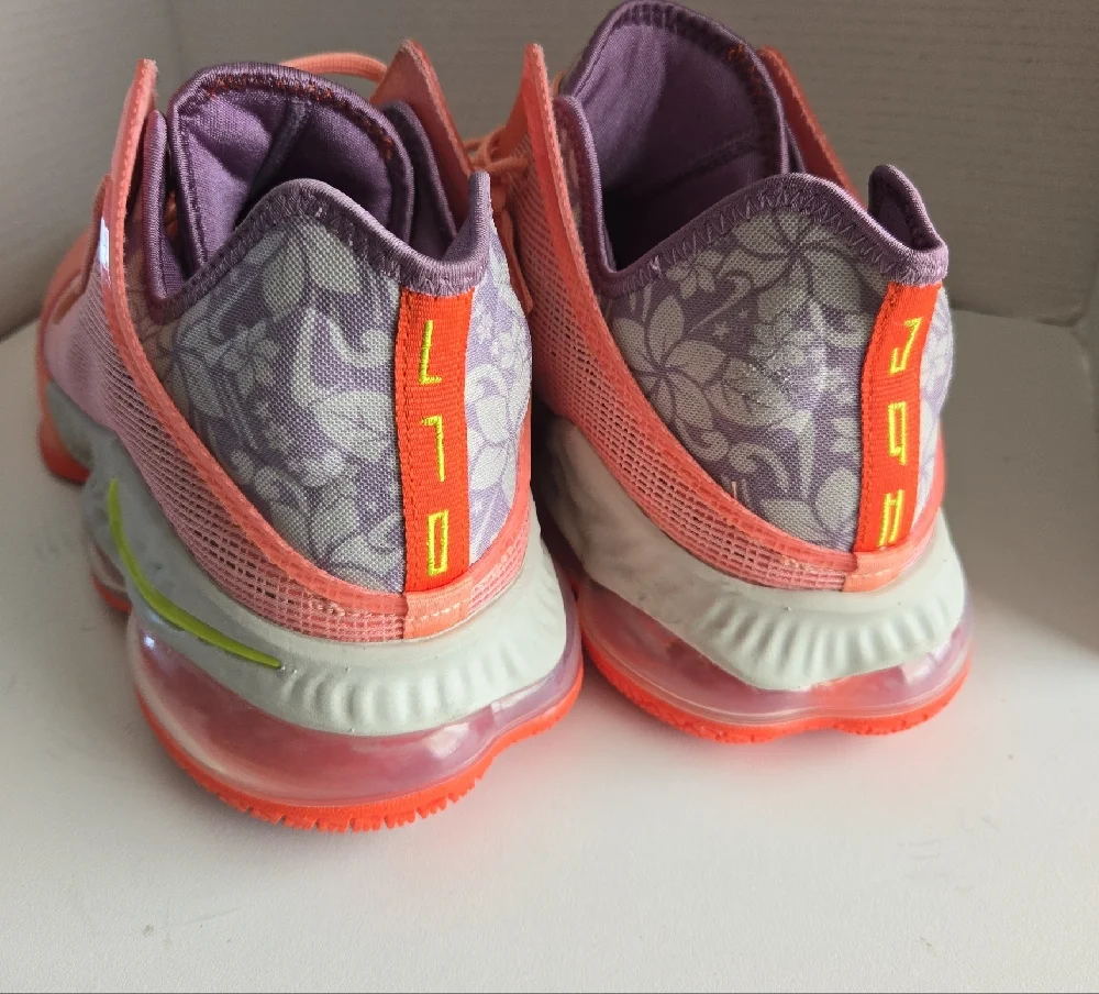 Nike LeBron XIX (19) Low Shoes~ Crimson Bliss (DQ8344-600) Men's Size 12 - Picture 2 of 5